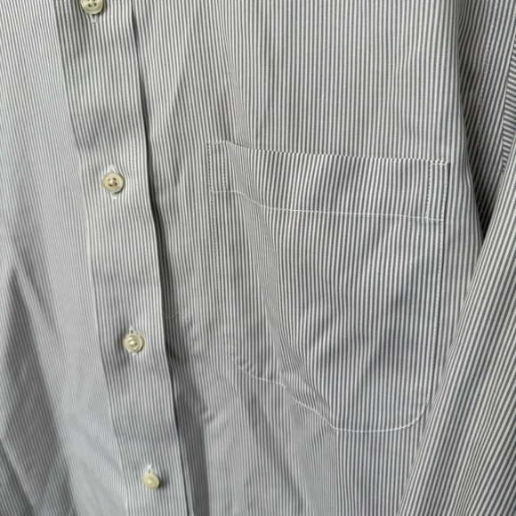 Jos. A. Bank. Traveler’s Collection Tailored Pinstripe Button Up - Picture 4 of 7
